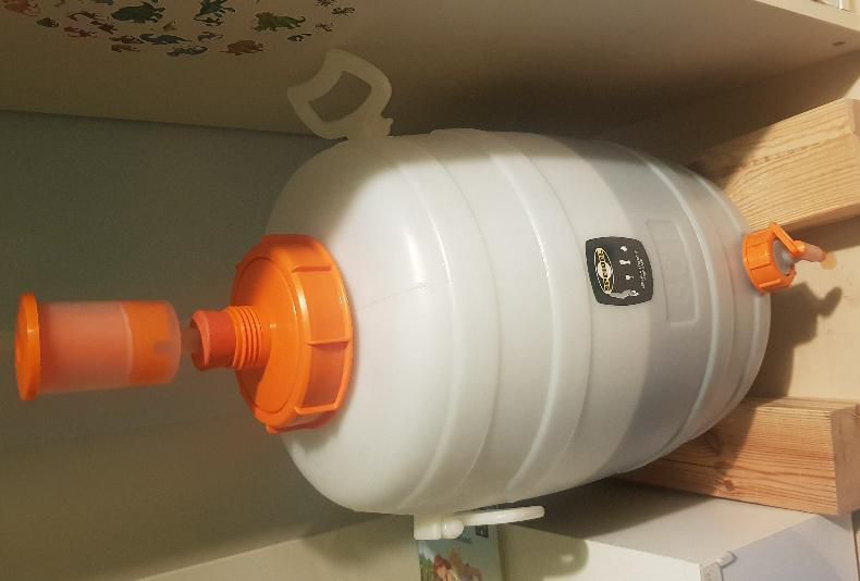 Gärbehälter nach dem Brauvorgang