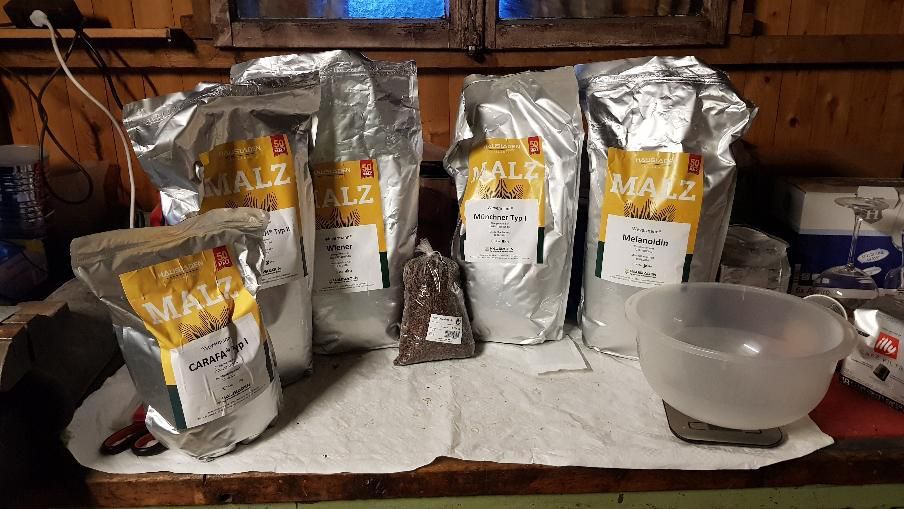 Malzsorten für den Brauvorgang